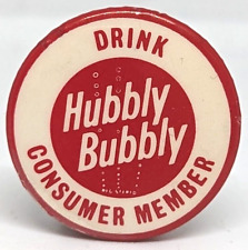 Vtg Drink HUBBLY BUBBLY Fizzy South African 1950's Consumer Member Badge (P1394), used for sale  Shipping to South Africa