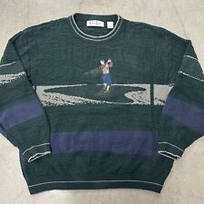 Used, Vintage Cypress Links Golf Sweater Mens XL Knit Embroidered USA 90s for sale  Shipping to South Africa
