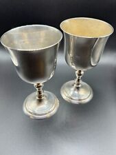 Silver chalice pair. for sale  YELVERTON