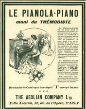 Publicité ancienne pianola d'occasion  France