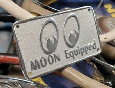 Placa de alumínio fundido MQQN Drag Racing HOT ROD Custom speed mooneyes vintage moon v8, usado comprar usado  Enviando para Brazil