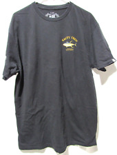Camisa Salty Crew preta estampa gráfica de peixe manga curta tamanho X-Grande, usado comprar usado  Enviando para Brazil