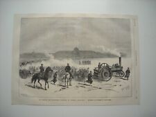 Gravure 1876. traction d'occasion  Laxou