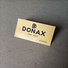 Donax original warranty usato  Martinsicuro