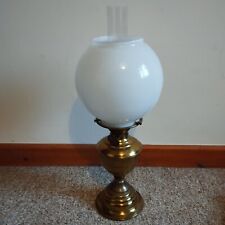 Brass oil lamp for sale  OKEHAMPTON