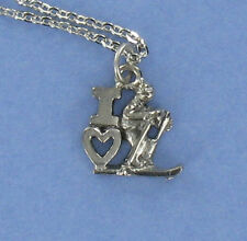 Love skiing necklace for sale  Loudon