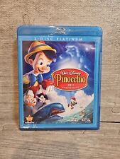Pinocchio (Two-Disc 70th Anniversary Platinum Edition Blu-ray/DVD Combo BD Live for sale  Shipping to South Africa