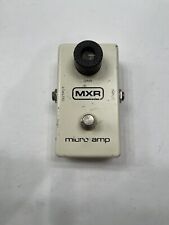 MXR Micro Amp Clean Boost Raro Vintage 1980 Bloco de pedal de efeitos de guitarra Logotipo comprar usado  Enviando para Brazil