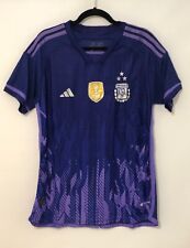 Camiseta deportiva Argentina Away AUTÉNTICA Qatar 2022 Adidas - tallas disponibles S a XXL segunda mano  Argentina 