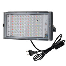 1 St 100W RGB LED Fluter Strahler Scheinwerfer Gartenlampe Fernbedienung comprar usado  Enviando para Brazil