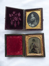 Antique small ambrotypes for sale  RUSHDEN