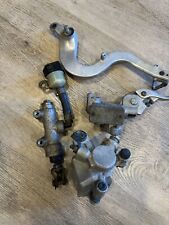 1999 97-02 Kawasaki KX250 KX 250 KX125 Rear Brake Caliper Master Cylinder Lever, used for sale  Shipping to South Africa