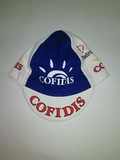 Cappellino Ciclismo Cotone Team Vintage Cofidis Cycling Cap Hat One Size  usato  Torino