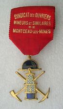 Medaille syndicat ouvriers d'occasion  Plombières-lès-Dijon