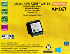 AMD Mediatek RZ608 M.2 NGFF Wi-Fi Module MediaTek MT7921 WiFi 6 1800 Mbps AX1800 for sale  Shipping to South Africa