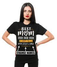 Camiseta nome personalizado presente dia das mães melhor mãe de todos os tempos nomes personalizados , usado comprar usado  Enviando para Brazil