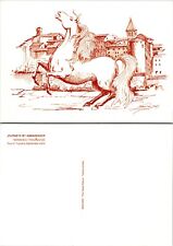 One(1) Italy Tuscany Horse Journeys Ambassador Mannocci TravAdvise VTG Postcard for sale  Shipping to South Africa