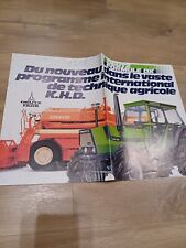 Brochure tracteur deutz d'occasion  Saint-André-lez-Lille