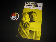 Andy warhol badge for sale  WAKEFIELD