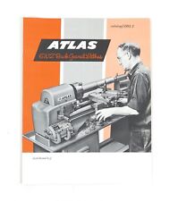 Vtg Atlas 6" & 12" Back Geared Lathe Parts Catalog 1960's - Mint Condition! for sale  Nashville