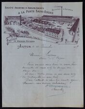 Facture autun 1907 d'occasion  Nantes-