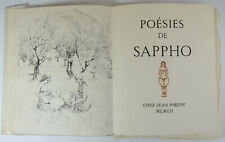 Sappho. poésies sappho. d'occasion  Nantes-