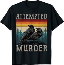 Käytetty, NEW LIMITED Attempted Murder Crows & Ravens T-Shirt myynnissä  Leverans till Finland