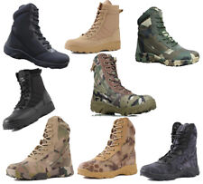 Botas masculinas de patrulha de combate exército do deserto cadete tático militar sapatos de trabalho para caminhada, usado comprar usado  Enviando para Brazil