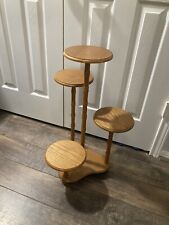 Mid Century  Vintage Pedestal Table Plant Flower Stand 4 Tier Screw Spindles for sale  Shipping to South Africa