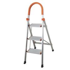 Non-slip 3 Step Aluminum Ladder Folding Platform Stool 330 lbs Load Capacity  for sale  Dayton