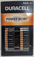 Baterías alcalinas AAA Duracell Power Boost 40 piezas EXP MARZO 2034 03/2034 MN24TB40 segunda mano  Embacar hacia Argentina