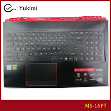 Teclado touchpad MS-16P7 para MSI GE63 8SJ 8SI preto C shell apoio para as mãos superior, usado comprar usado  Enviando para Brazil