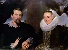 perfect oil painting handpainted on canvas"the frans snyders and his wife"@9336 for sale  Shipping to South Africa