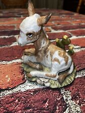 1985 HOMCO Masterpiece Porcelain Figurine *Brown&White Baby Donkey/Burro*Signed , used for sale  Decatur