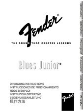 Bedienungsanleitung-Operating Instructions Guitar Amplifier Fender Blues Junior , usado comprar usado  Enviando para Brazil