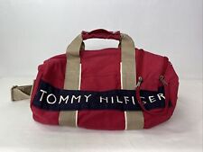 Mini bolsa de viagem Tommy Hilfiger 14" com alça de ombro e alças vermelha e azul comprar usado  Enviando para Brazil