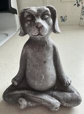 Meditating dog statue for sale  Rockwell