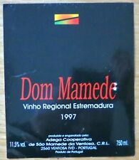 Etiquettes vin PORTUGAL DOM MAMEDE 97 Vinho R Estremadura   wine labels comprar usado  Enviando para Brazil