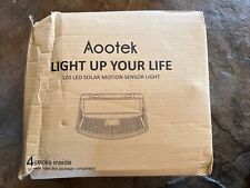 Usado, Aootek ilumine sua vida, 120 LED luz sensor de movimento solar, pacote com 4, hardware comprar usado  Enviando para Brazil