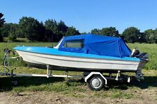 Motorboot angelboot trailer gebraucht kaufen  Schleswig