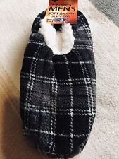 mens fleece lined slippers for sale  AUCHTERARDER