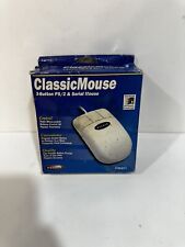 Mouse F8E201 vintage caixa aberta branco combo de 3 botões com fio USB serial PS/2 comprar usado  Enviando para Brazil