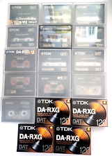 17 x TDK DA-RXG 120 / Sony DAT Kassetten Tape 4 x neu u. 13 x gebraucht in Box comprar usado  Enviando para Brazil