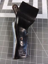 bianchi holster black leather 1911 hi power #99ma right hand, used for sale  Shipping to South Africa