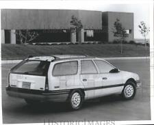 1990 Press Photo Ford Taurus LX Station Wagon, visão lateral traseira do passageiro comprar usado  Enviando para Brazil