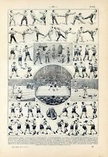 Boxing... antique lithograph d'occasion  Saint-Cyprien