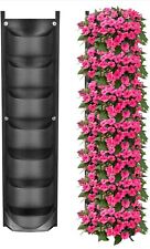Plantador de parede vertical de feltro 7 bolsos para jardim comprar usado  Enviando para Brazil