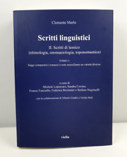 Scritti linguistici clemente usato  Roma