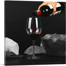 glass wine art canvas for sale  Niles