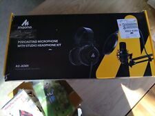 Used, Maono Podcasting Microphone with Studio Headphones Kit / New With Defects for sale  Shipping to South Africa